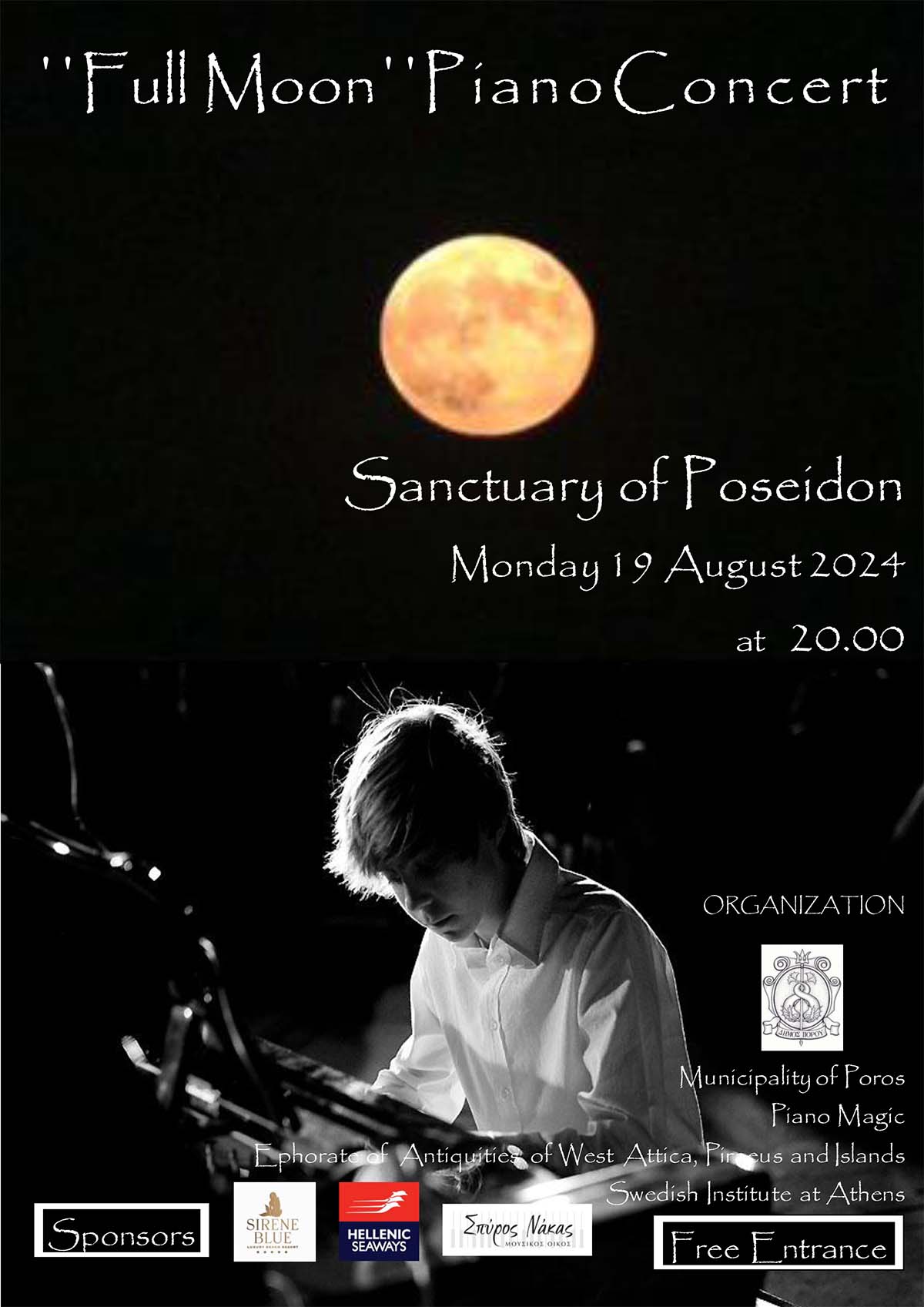 Full moon Piano Concert